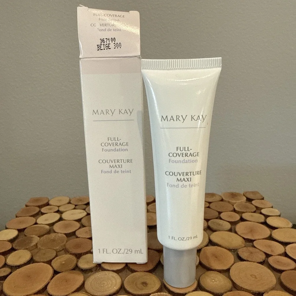 Mary Kay FULL‎ Coverage Foundation Gray Cap BEIGE 300 #367100
